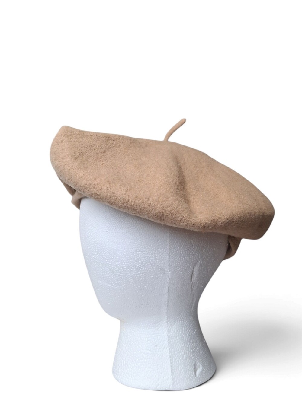 Parkhurst Women's Camel Color 100% Wool Beret Hat
